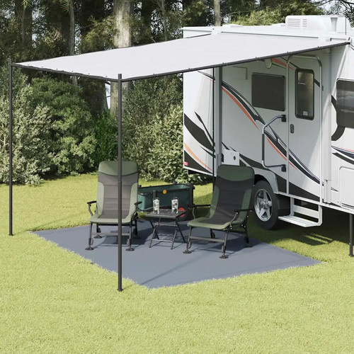 Tent carpet folding - folding, blue