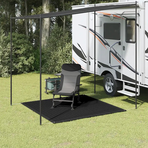 Tent carpet 200x200 black - tent,