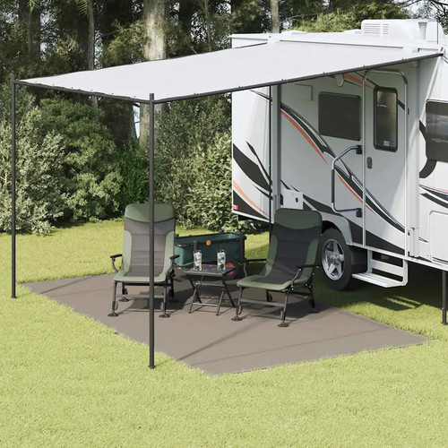 Tent carpet folding - folding, manual